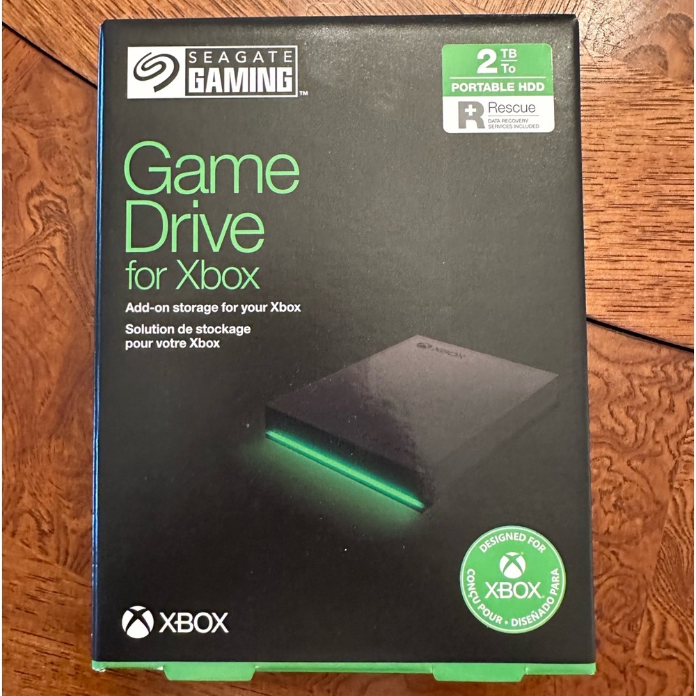 New. Seagate Gaming. Game Drive for XBox. 2TB